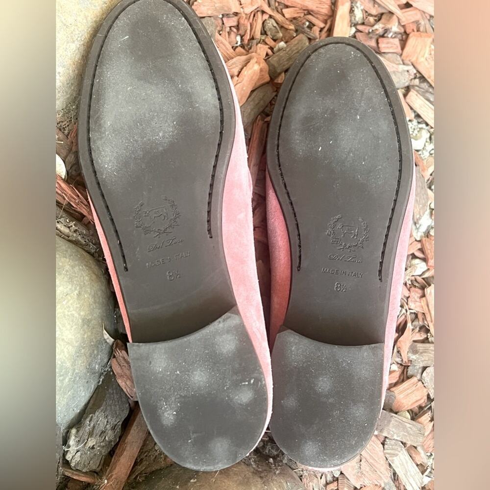 NWOB Del Toro Suede Milano Loafers begonia suede size 8.5 - Picture 7 of 10